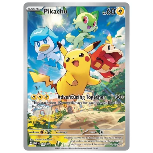 Pikachu - 027 - Scarlet & Violet Sealed Promo